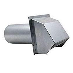 Air Duct Products 5590.04 - 4" Dryer Vent with Damper PG