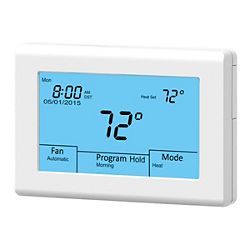 iO HVAC Controls UT32 - Titan Touchscreen Thermostat, 3 Heat/2 Cool