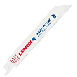 Lenox 20580810R -  20580 - Bi-Metal Reciprocating Saw Blade, 8" (203mm) 10TPI T2 (5 pack)