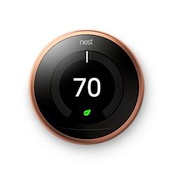 Nest T3021US - 3rd Gen-Pro  Learning Thermostat, Wi-Fi Programmable, Copper