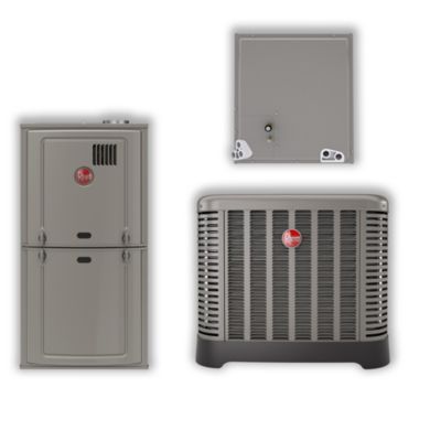 Rheem (209939518) 2.5 Ton, 16 SEER2 RA14AZ/RCFZ36/R801T Furnace Split  System | Acme Refrigeration