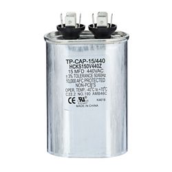 TRADEPRO® TP-CAP-15/440 - Run Capacitor, 15/440 VAC, Oval