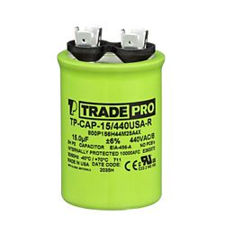 TRADEPRO® TP-CAP-15/440USAR - Round Capacitor, 15/440V- USA Made