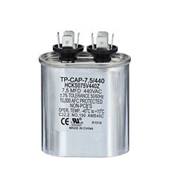 TRADEPRO® TP-CAP-7.5/440 - Run Capacitor, 7.5/440 VAC, Oval