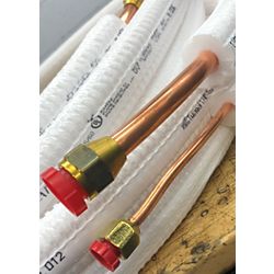 TwinGel TG.LSIN385812030-FN - TwinGel™ Preinsulated Copper Line Set, 3/8-5/8" X 1/2" 30', With Flare Nuts